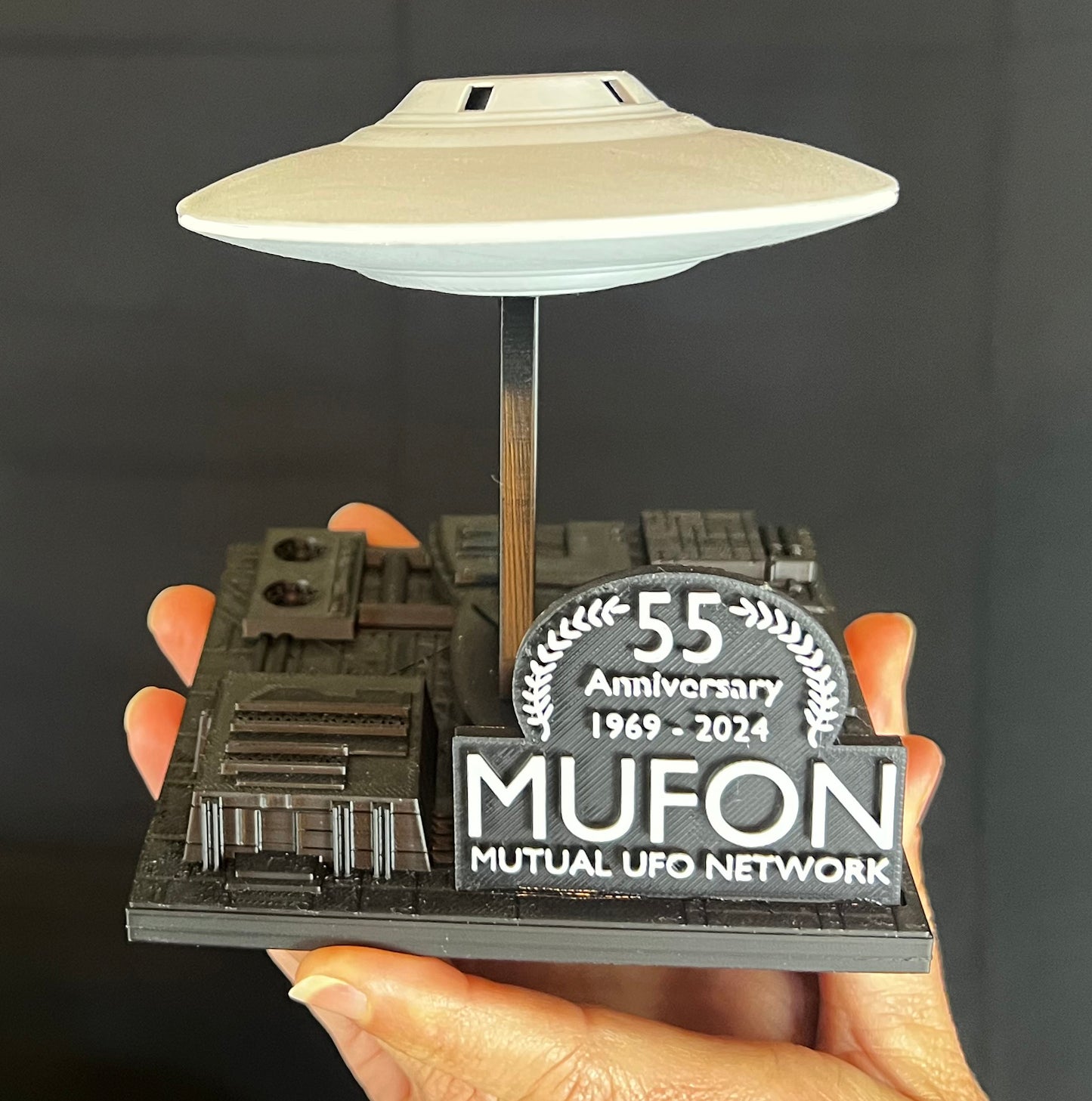 MUFON 55th Anniversary Collectible Saucer Statue - Standard Edition