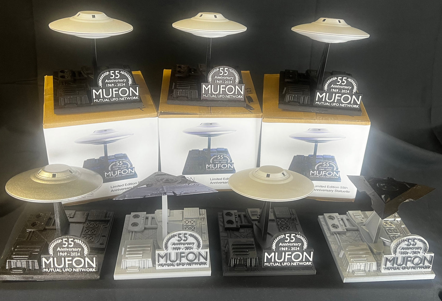 MUFON 55th Anniversary Collectible Saucer Statue - Standard Edition