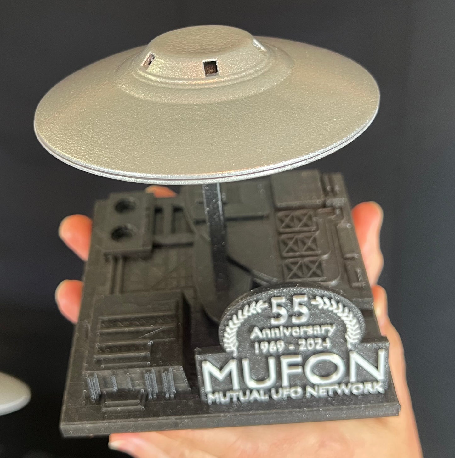 Signature Edition - MUFON 55th Anniversary Collectible Saucer Statue