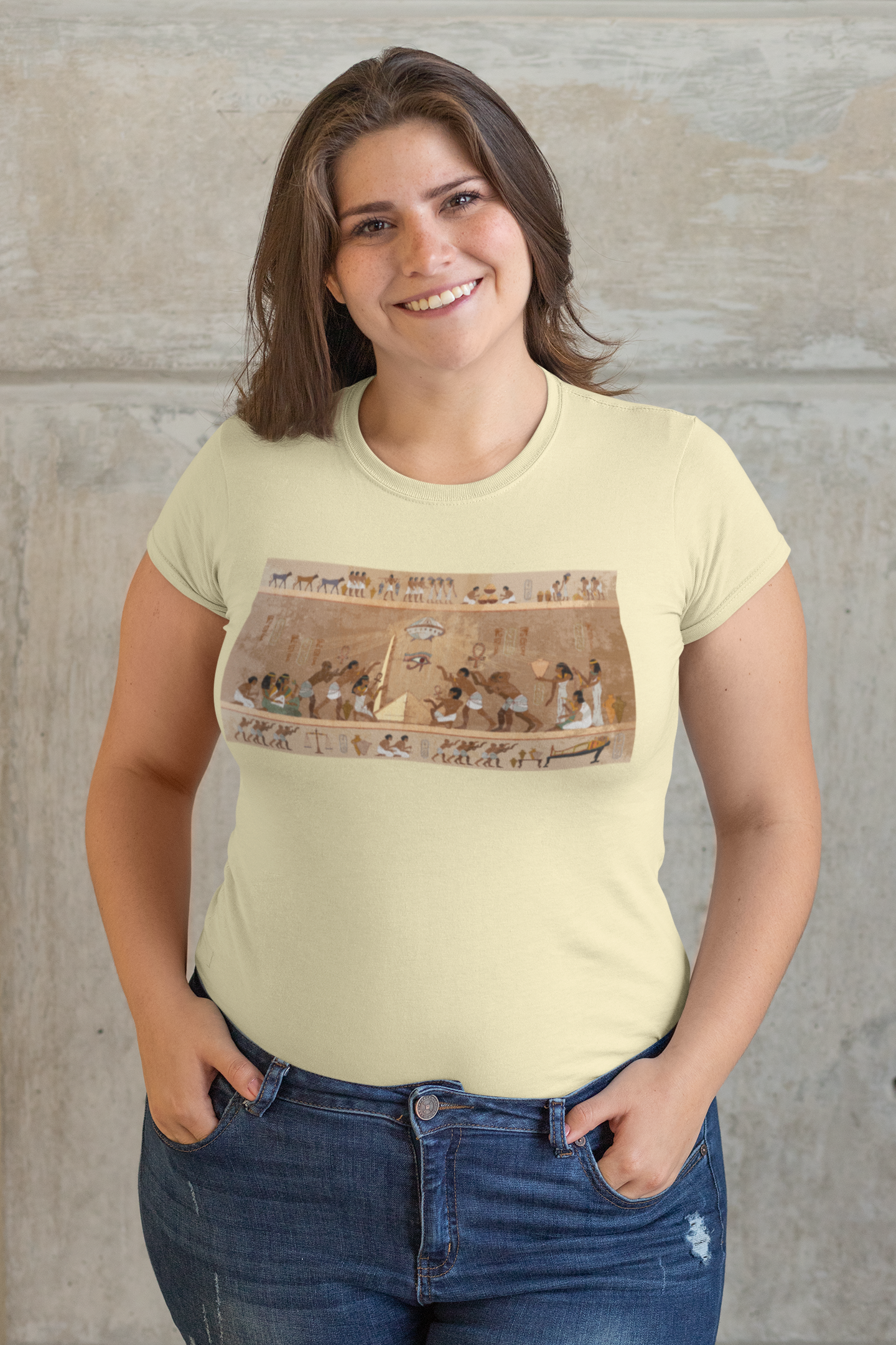 Ancient Egypt Flying Saucer T-Shirt